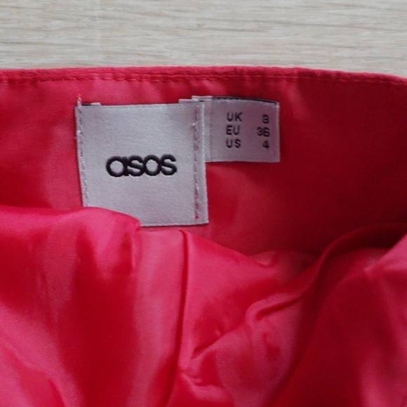 ASOS red peplum top - XS - Picture 2 of 5